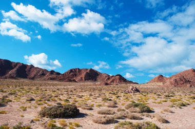 Sokotra, Yemen, Orta Doğu: nefes kesici manzara kırmızı dağlarda korumalı alanında Archer, Sokotra, UNESCO Dünya Miras Listesi 2008 yılından bu yana kuzeydoğusunda