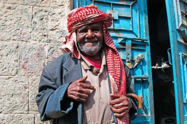 Yemen, Orta Doğu: Sana'a, ülke, başkenti Yahudi mahallesinde gülümseyen bir Yemen ihtiyar en eski sürekli yaşadığı ve şehir dünyanın, Unesco Dünya Mirası benzersiz mimari özellikleri ile doldurulur