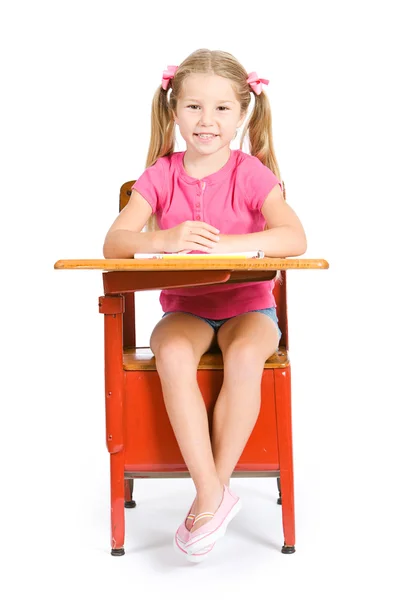 Student: Smiling Student Ready For School Stock Picture