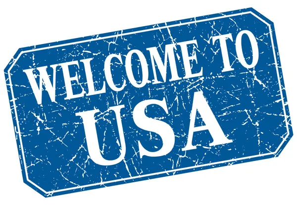 Добро пожаловать в США! — стоковый вектор