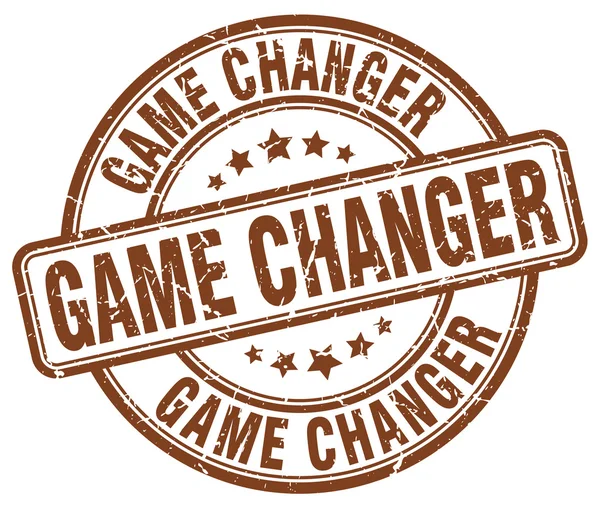 Game changer brun grunge runde vintage gummi stempel.game changer stempel.game changer runde stempel.game changer grunge stempel.game changer.game changer vintage stempel . – Stock-vektor