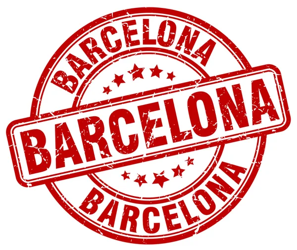 Barcelona rode grunge ronde Vintage rubber stempel. De stempel van Barcelona. Barcelona ronde stempel. Barcelona grunge stempel. Barcelona. Vintage stempel van Barcelona. — Stockvector