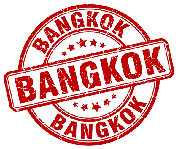 Bangkok rot Grunge runde Vintage Stempel. Bangkok-Stempel. Bangkok runde Stempel. Bangkok Grunge Stempel. Bangkok.Bangkok Vintage Stempel. — Stockvektor