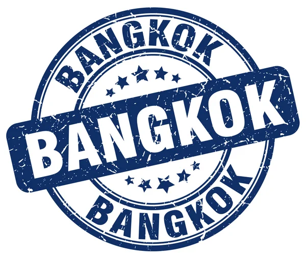 Bangkok blau Grunge runde Vintage Stempel. Bangkok-Stempel. Bangkok runde Stempel. Bangkok Grunge Stempel. Bangkok.Bangkok Vintage Stempel. — Stockvektor