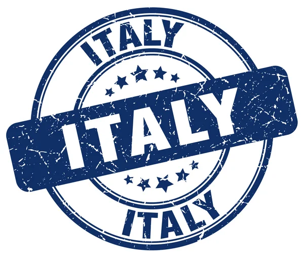 Italia grunge azul ronda sello de goma vintage. Italia stamp.Italy ronda stamp.Italy grunge stamp.Italy.Italy sello vintage . — Archivo Imágenes Vectoriales