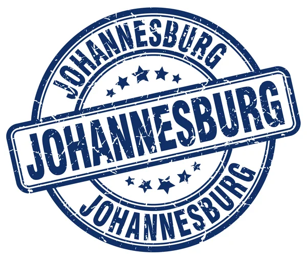 Johannesburg blue grunge round vintage rubber stamp.Johannesburg stamp.Johannesburg round stamp.Johannesburg grunge stamp.Johannesburg.Johannesburg vintage stamp. — Stock Vector