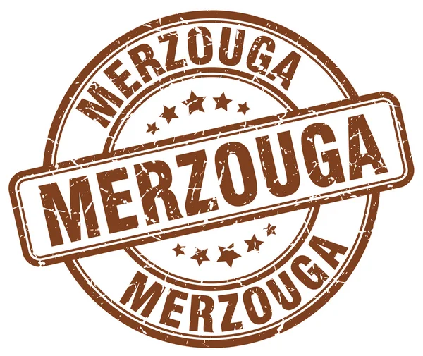 Merzouga Brown grunge round vintage rubber stamp.Merzouga stamp.Merzouga round stamp.Merzouga grunge stamp.Merzouga.Merzouga vintage stamp . — стоковый вектор