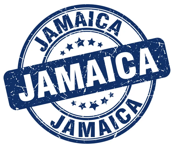 Jamaica blue grunge round vintage rubber stamp.Jamaica stamp.Jamaica round stamp.Jamaica grunge stamp.Jamaica.Jamaica vintage stamp. — Stock Vector