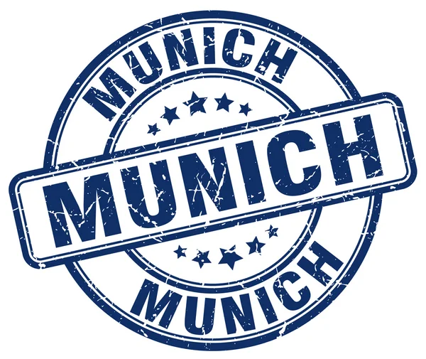 München blå grunge runda Vintage gummistämpel. Munich stämpel. Munich rundan stämpel. Munich grunge stämpel. München. Munich Vintage stämpel. — Stock vektor