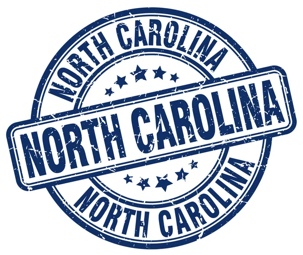 Norden carolina blue grunge round vintage rubber stamp.north carolina stamp.north carolina round stamp.north carolina grunge stamp.north carolina vintage stamp. — Stockvektor