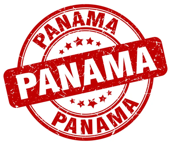 Panamá grunge vermelho redondo carimbo de borracha vintage. Carimbo Panamá redondo carimbo Panamá grunge carimbo Panama.Panama vintage carimbo . —  Vetores de Stock