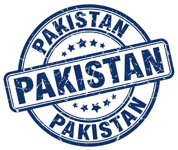 Pakistan blau Grunge Runde Vintage Stempel. Pakistan-Stempel. Pakistan runde Stempel. Pakistan Grunge Stempel. Pakistan.Pakistan Vintage Stempel. — Stockvektor