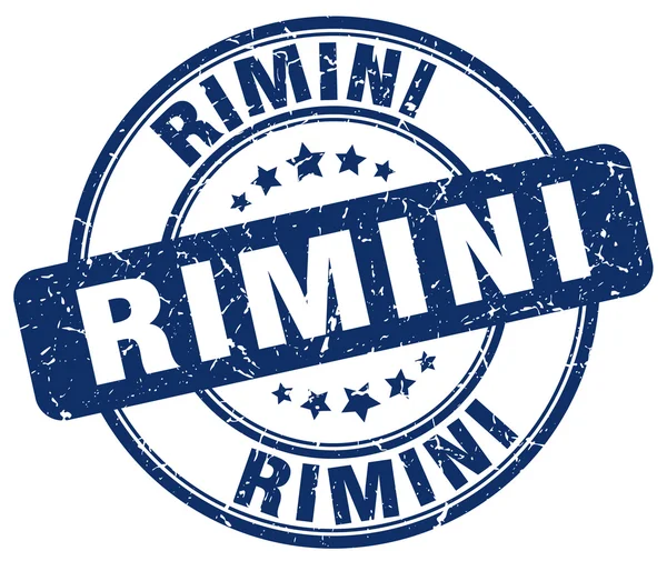 Rimini blu grunge rotondo timbro vintage in gomma Rimini timbro rotondo.Rimini timbro rotondo.Rimini timbro grunge Rimini.Rimini timbro vintage . — Vettoriale Stock
