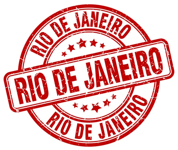 Ріо-де-Жанейро Червона грандж круглий урожай каучуковий штамп. Ріо-де-Жанейро штамп. Ріо-де-Жанейро кругла печатка. Ріо-де-Жанейро Марка. Ріо-де-Жанейро. Ріо-де-Жанейро вантаж. — стоковий вектор