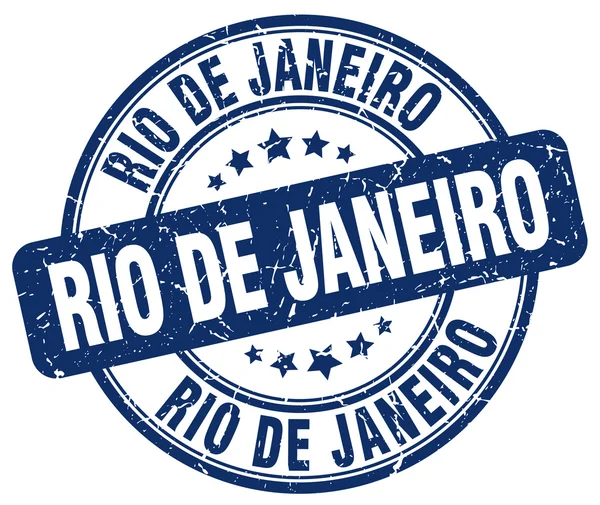 Ріо-де-Жанейро блакитний грандж круглі старовинні гумові штамп. Ріо-де-Жанейро штамп. Ріо-де-Жанейро кругла печатка. Ріо-де-Жанейро Марка. Ріо-де-Жанейро. Ріо-де-Жанейро вантаж. — стоковий вектор