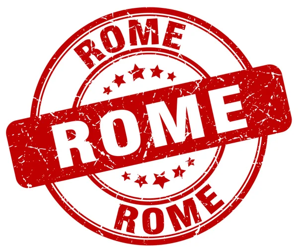 Rome rode grunge ronde Vintage rubber stempel. De stempel van Rome. Rome ronde stempel. Rome grunge stempel. Rome. Rome Vintage stempel. — Stockvector
