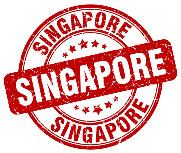 Singapour timbre grunge rond en caoutchouc vintage .Singapore timbre.Singapore timbre rond .Singapore timbre grunge .Singapore.Singapore timbre vintage . — Image vectorielle