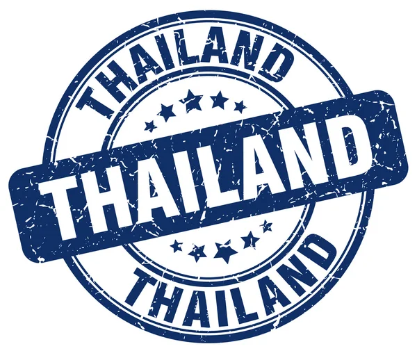 Tailandia grunge azul redondo vintage goma stamp.Thailand stamp.Thailand ronda stamp.Thailand grunge stamp.Tailandia.Tailandia sello vintage . — Archivo Imágenes Vectoriales