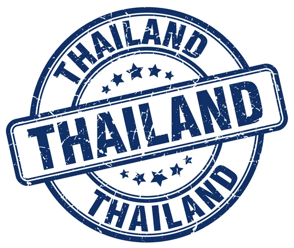 Tailandia grunge azul redondo vintage goma stamp.Thailand stamp.Thailand ronda stamp.Thailand grunge stamp.Tailandia.Tailandia sello vintage . — Archivo Imágenes Vectoriales
