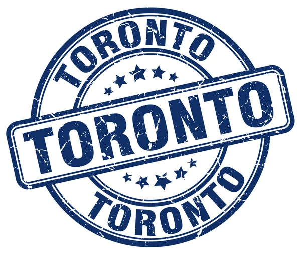 Toronto blauwe grunge ronde Vintage rubber stempel. Toronto stempel. Toronto ronde stempel. Toronto grunge stempel. Toronto. Toronto Vintage stempel. — Stockvector