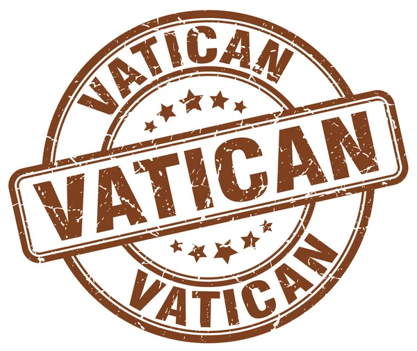 Vaticaan bruin grunge ronde Vintage rubber stempel. Vaticaan stempel. Vaticaan ronde stempel. Vaticaan grunge stempel. Vaticaan. Vaticaan Vintage stempel. — Stockvector
