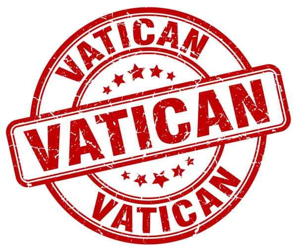 Vaticaan rode grunge ronde Vintage rubber stempel. Vaticaan stempel. Vaticaan ronde stempel. Vaticaan grunge stempel. Vaticaan. Vaticaan Vintage stempel. — Stockvector