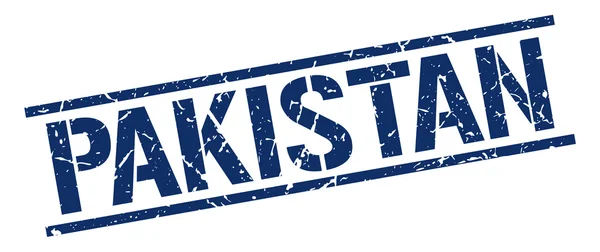 Pakistan mavi kare pul — Stok Vektör