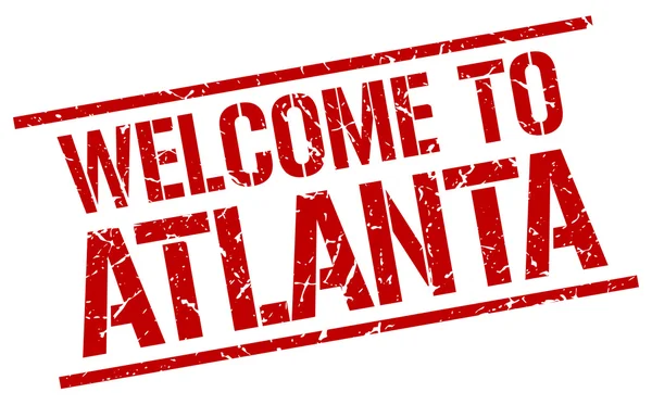 Bem-vindo ao selo de Atlanta —  Vetores de Stock