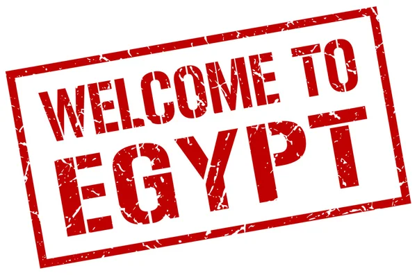 エジプト スタンプへようこそ — ストックベクタ