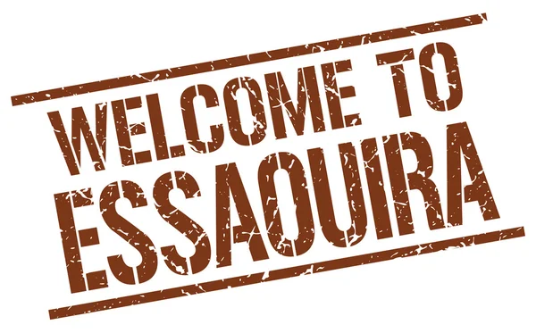 Bem-vindo ao selo Essaouira — Vetor de Stock
