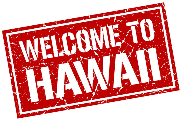 Witamy na Hawajach stempel — Wektor stockowy
