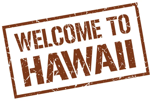 Witamy na Hawajach stempel — Wektor stockowy