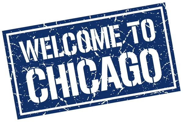 Vítejte v Chicagu razítka — Stockový vektor