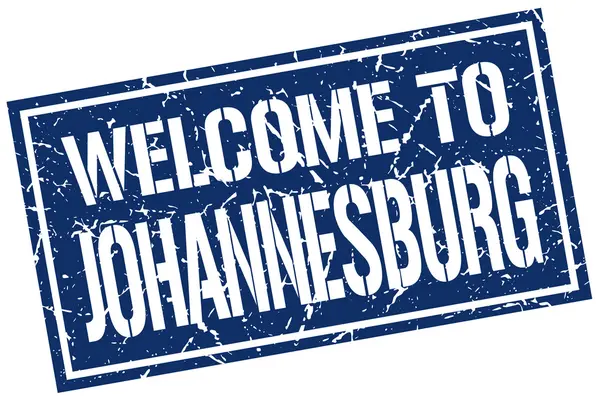 Welcome to Johannesburg stamp — Stock Vector