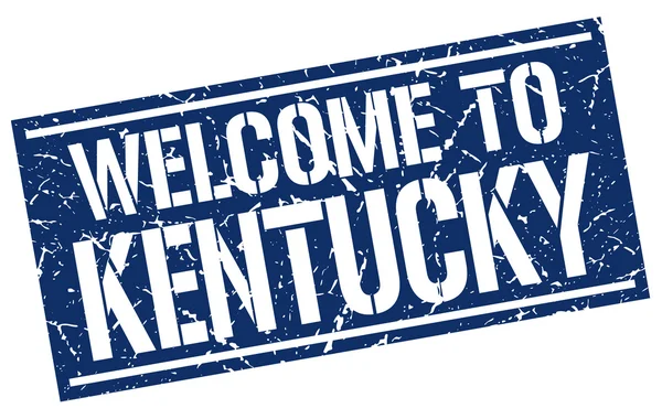 Welcome to Kentucky stamp — Stock Vector
