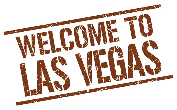 Welkom in las vegas stempel — Stockvector