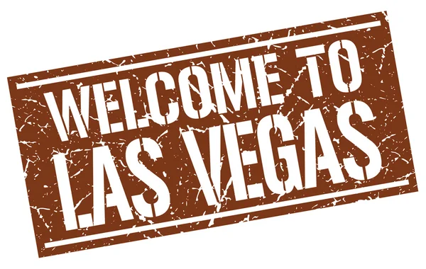 Welkom in las vegas stempel — Stockvector