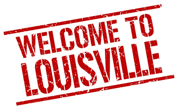 Vítejte v Louisville razítka — Stockový vektor