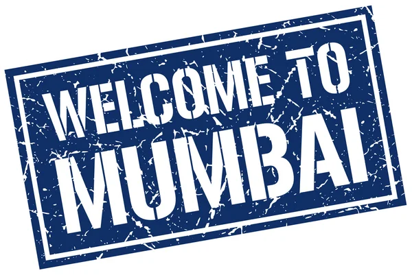 Bienvenue au timbre de Mumbai — Image vectorielle