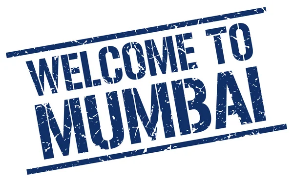 Bienvenue au timbre de Mumbai — Image vectorielle