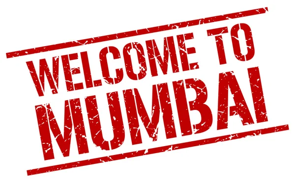Добро пожаловать в Мумбаи — стоковый вектор