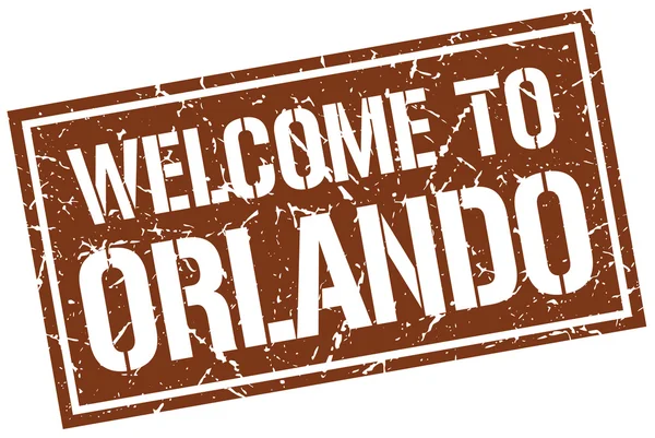 Bienvenido al sello Orlando — Archivo Imágenes Vectoriales