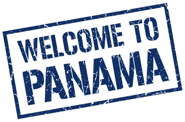 Bienvenue au timbre de Panama — Image vectorielle