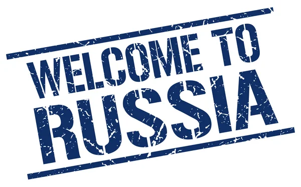 Vítejte v Rusku razítka — Stockový vektor