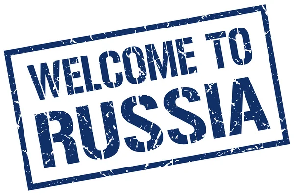 Vítejte v Rusku razítka — Stockový vektor