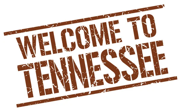 Bienvenido al sello Tennessee — Vector de stock