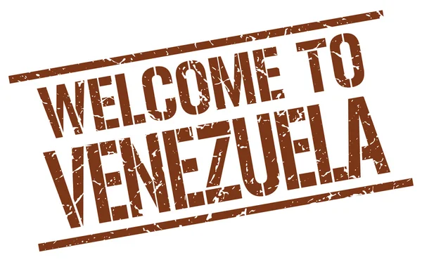 Witamy w Wenezueli stempel — Wektor stockowy
