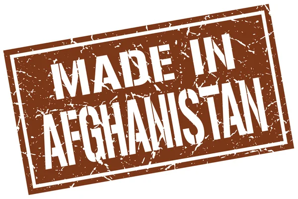 Fabriqué en Afghanistan timbre — Image vectorielle