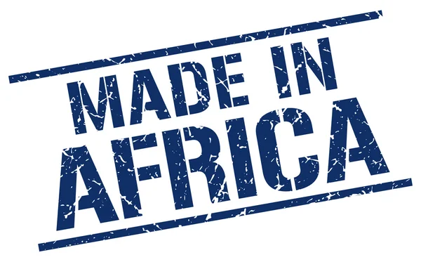 Fabriqué en timbre africain — Image vectorielle