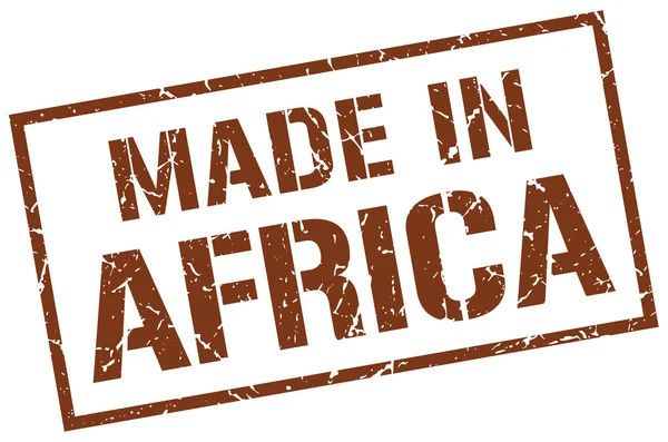 Feito em carimbo africano — Vetor de Stock